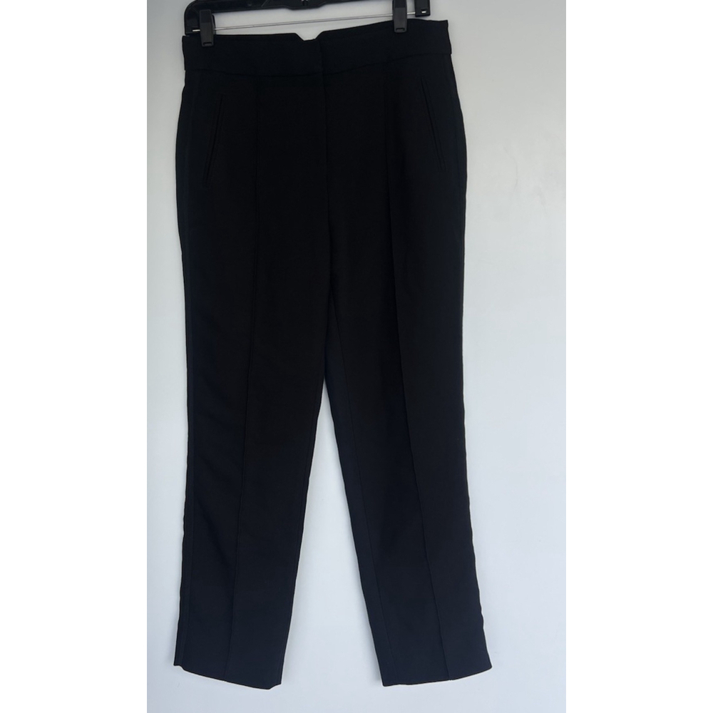ME+EM Women's Black Slim Fit Tailored Dress Pants Size US 6 Career Work Office